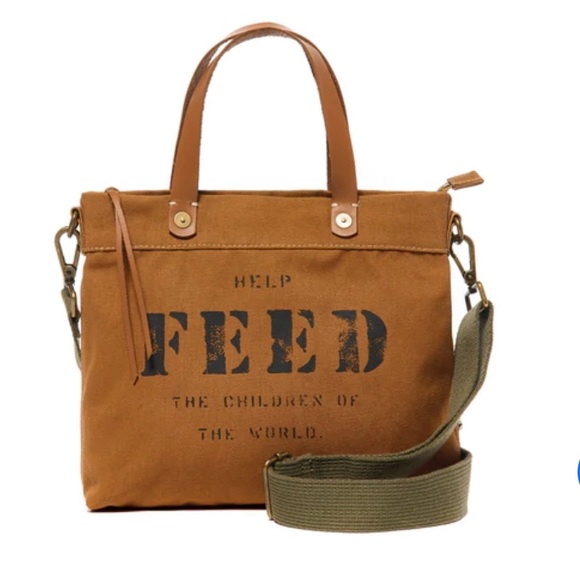 Feed Handbags - FEED Women canvas Elenor crossbody bag